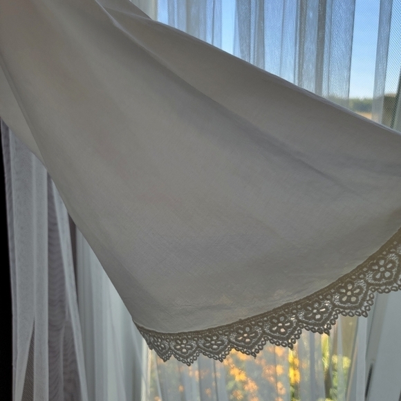 Fashion Fuse 100% Cotton Boho Peasant Blouse Size Large - Picture 4 of 9